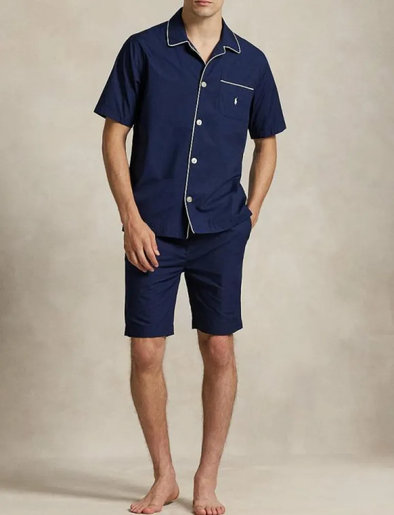 Striped Cotton Pajama Set - Pyjamas