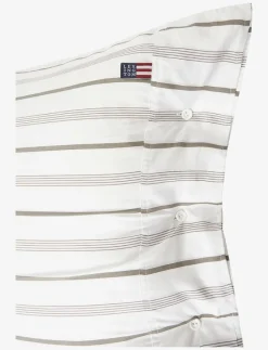 Striped Cotton Poplin Pillowcase - Örngott