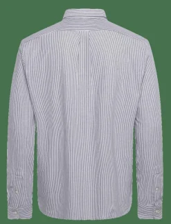 Striped Knit Oxford Shirt - Oxford-skjortor
