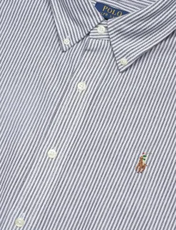 Striped Knit Oxford Shirt - Oxford-skjortor