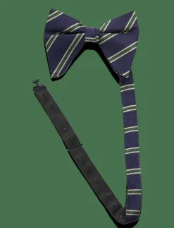 Striped Oversized Bow Tie - Flugor