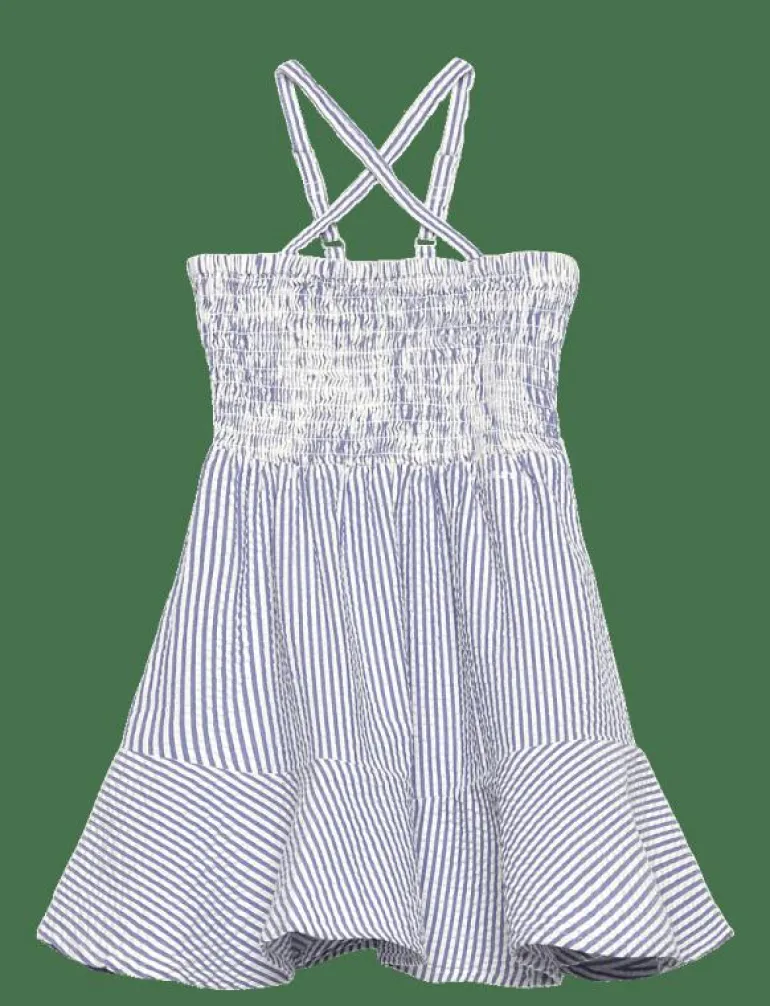 STRIPED SEERSUCKER DRESS - Ärmlösa vardagsklänningar