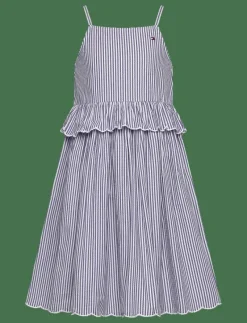 STRIPED STRAP DRESS SLVLS - Ärmlösa vardagsklänningar