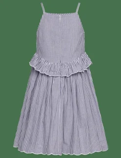 STRIPED STRAP DRESS SLVLS - Ärmlösa vardagsklänningar