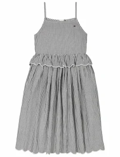 STRIPED STRAP DRESS SLVLS - Ärmlösa vardagsklänningar