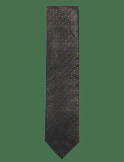 Structured linen blend tie 7 cmStructured linen blend tie 7 cm - Slipsar