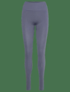 STUDIO SEAMLESS RIBBED TIGHTS - Träningstights