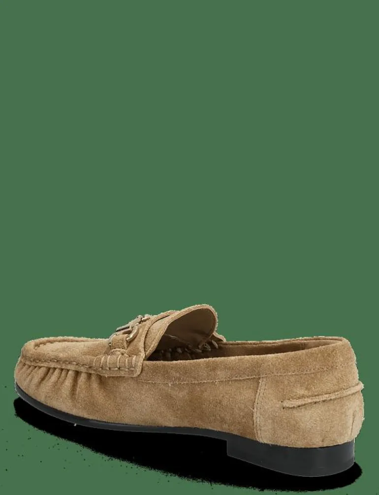 Suede moccasins with buckle - Loafers