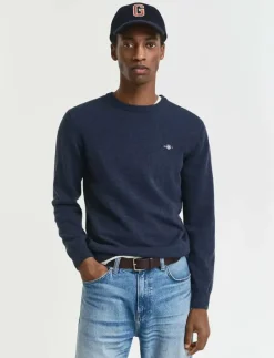 SUPERFINE LAMBSWOOL C-NECK - Rundhalsad
