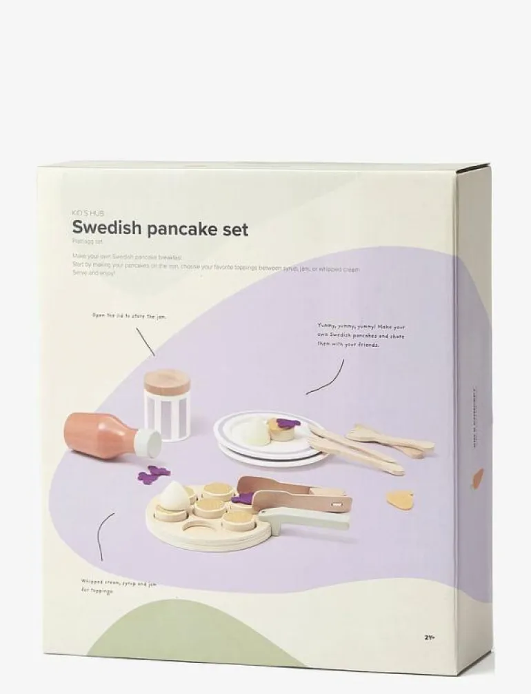 Swedish pancake set KID'S HUB - Leksaksmat & Leksakstårtor