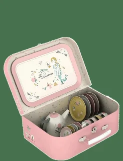 Tea Set in Carry Case 14 pcs - Les Parisiennes - Leksakskök & Tillbehör