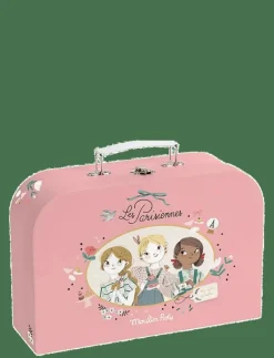 Tea Set in Carry Case 14 pcs - Les Parisiennes - Leksakskök & Tillbehör