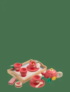 Tea Tray Set - Strawberry - Leksakskök & Tillbehör