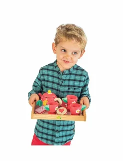 Tea Tray Set - Strawberry - Leksakskök & Tillbehör