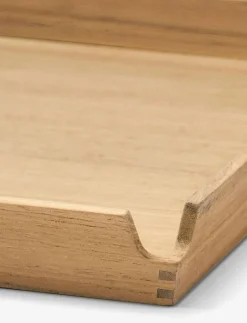 Teak Tray Square Airy - Brickor
