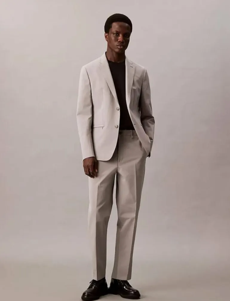 TECH HALF ELASTIC TROUSER - Kostymbyxor