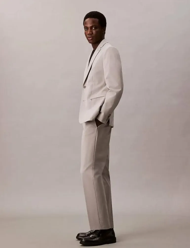 TECH HALF ELASTIC TROUSER - Kostymbyxor