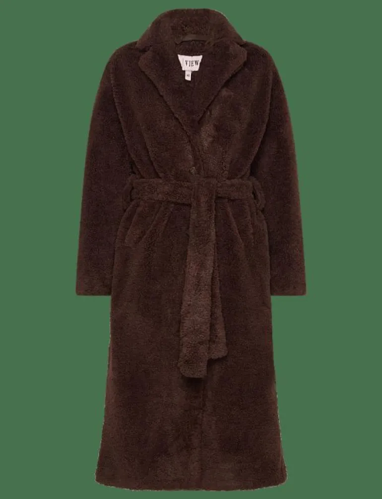 Teddy Long Coat - Fuskpäls