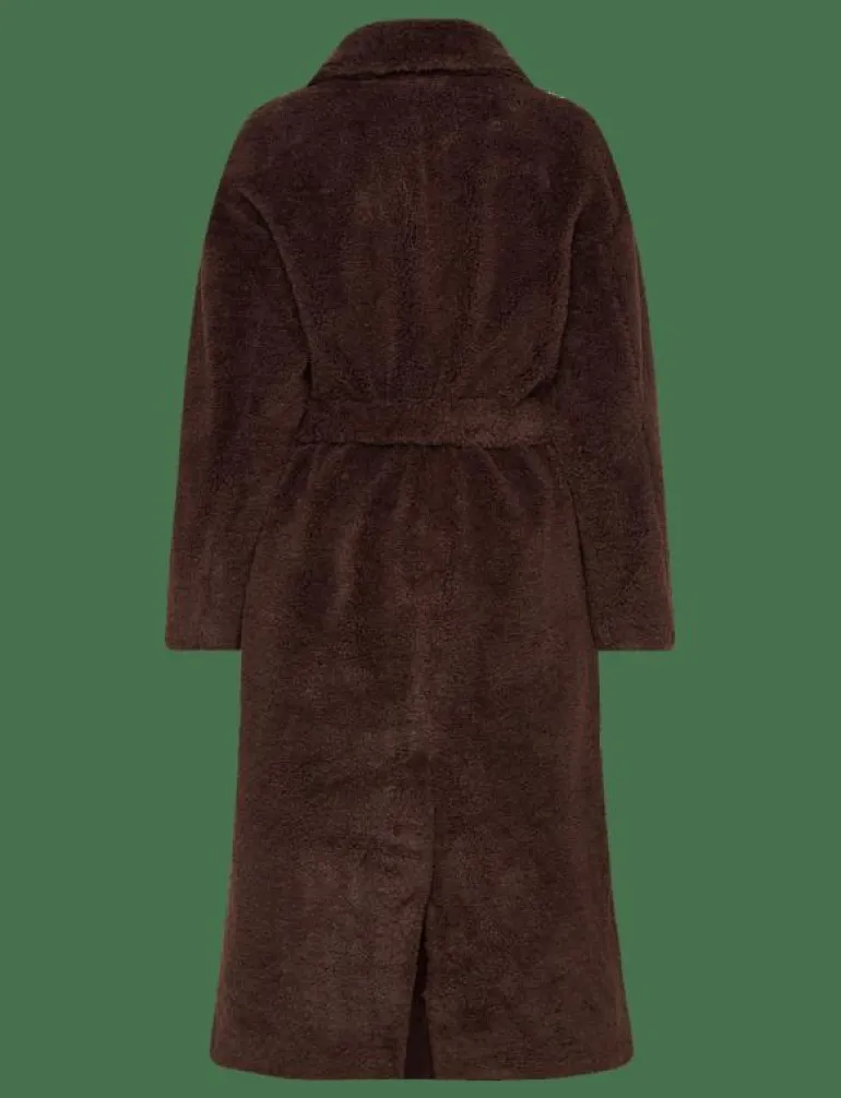 Teddy Long Coat - Fuskpäls