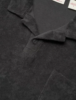 TERRY POCKET POLO DARK PHANTOM - Kortärmade pikéer