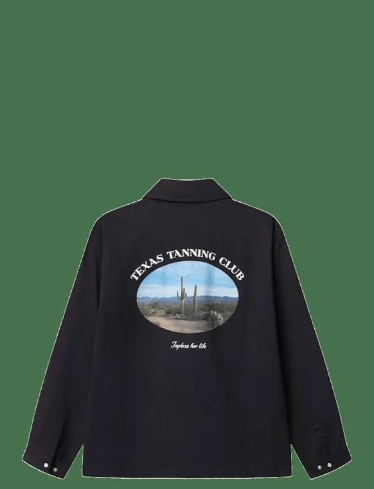 TEXAS TANNING CLUB SHIRT BLK - Jackor & rockar