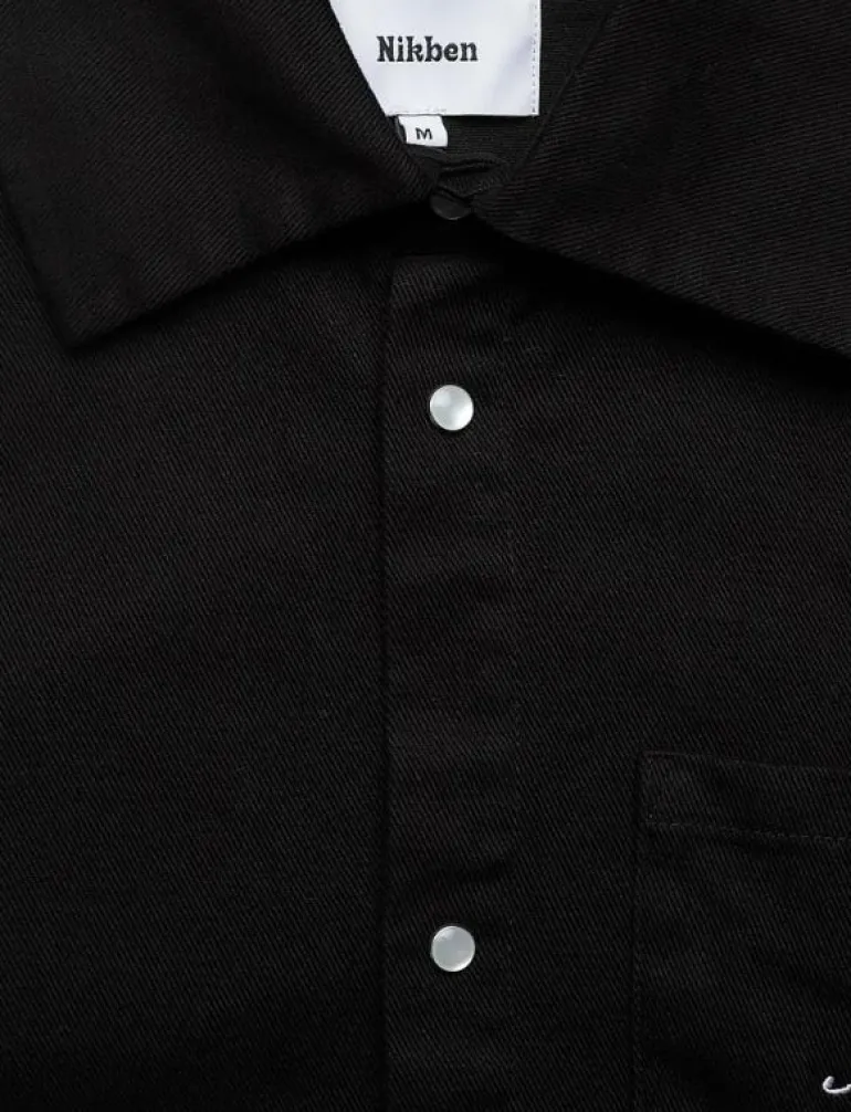 TEXAS TANNING CLUB SHIRT BLK - Jackor & rockar
