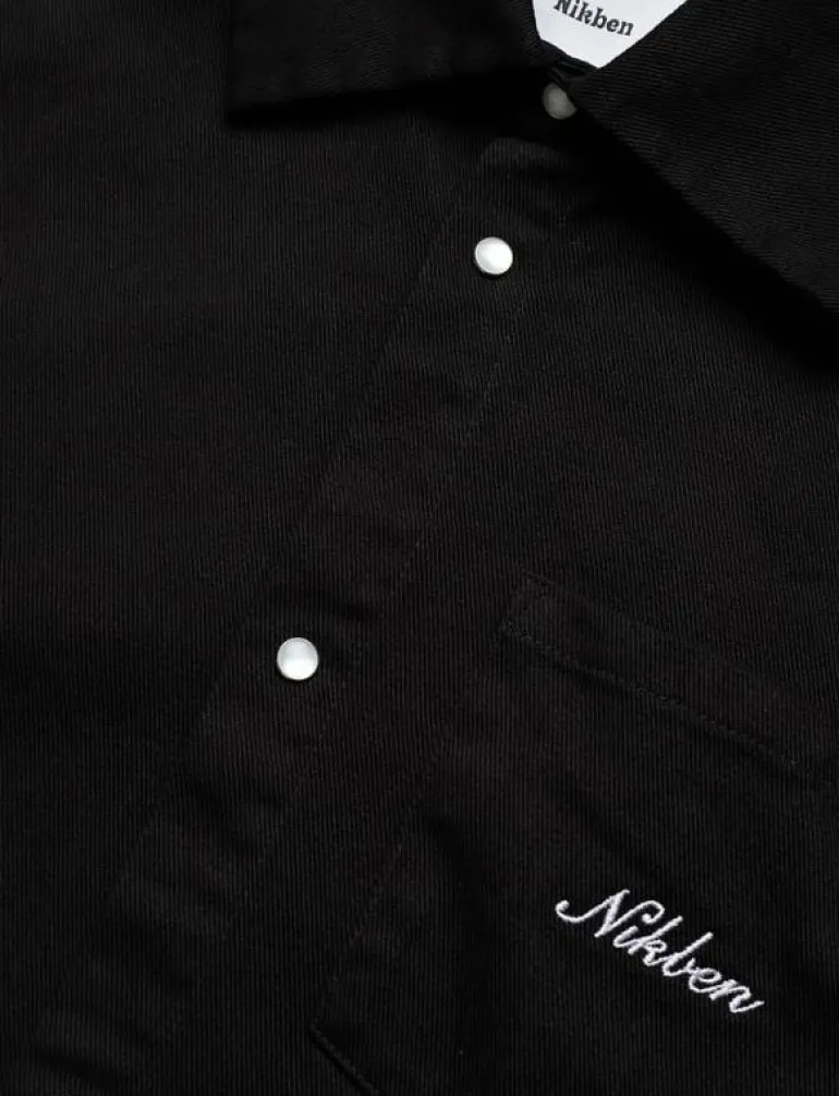 TEXAS TANNING CLUB SHIRT BLK - Jackor & rockar