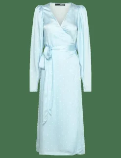 TEXTURED MIDI WRAP DRESS - Omlottklänningar