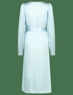 TEXTURED MIDI WRAP DRESS - Omlottklänningar