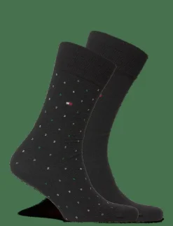 TH MEN SOCK 2P STRUCTURE DOT - Vanliga strumpor