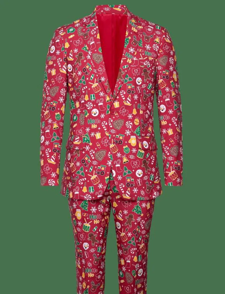 The Awesome Christmas Suit Rød - Kostymer