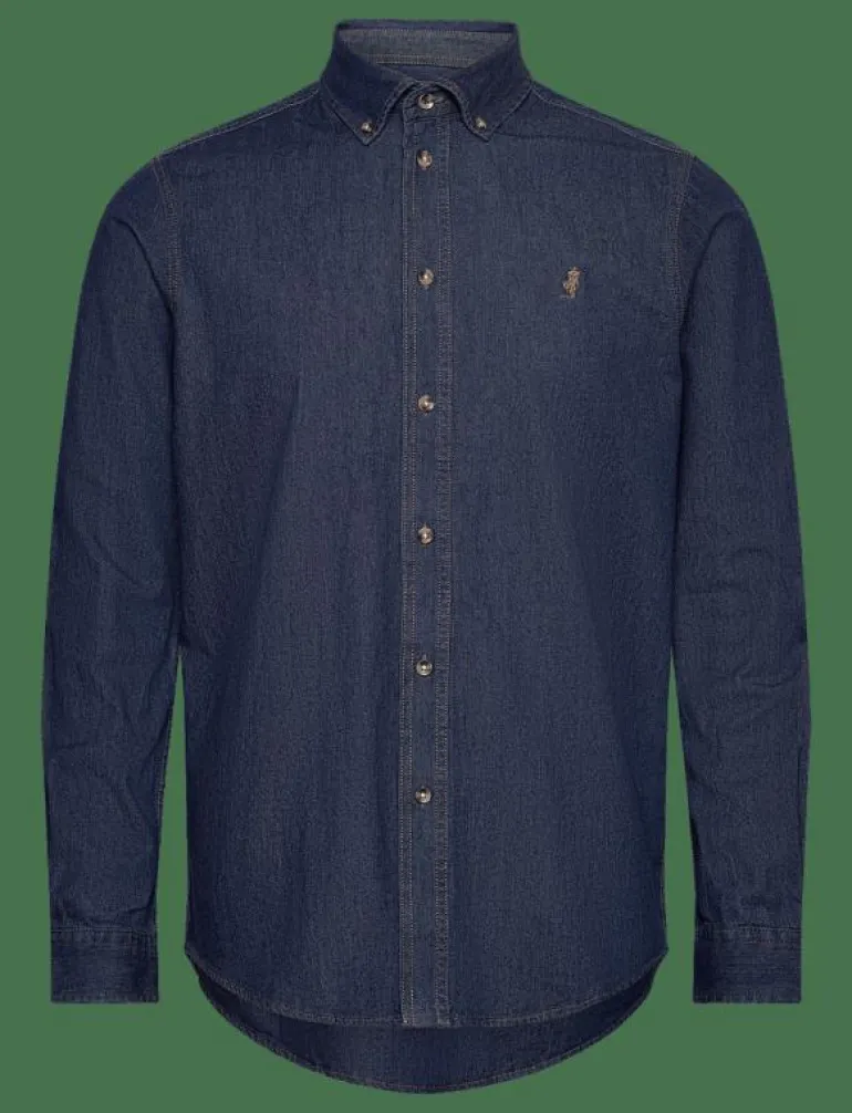 TIM REG COT MCS M SHIRT - Jeansskjortor