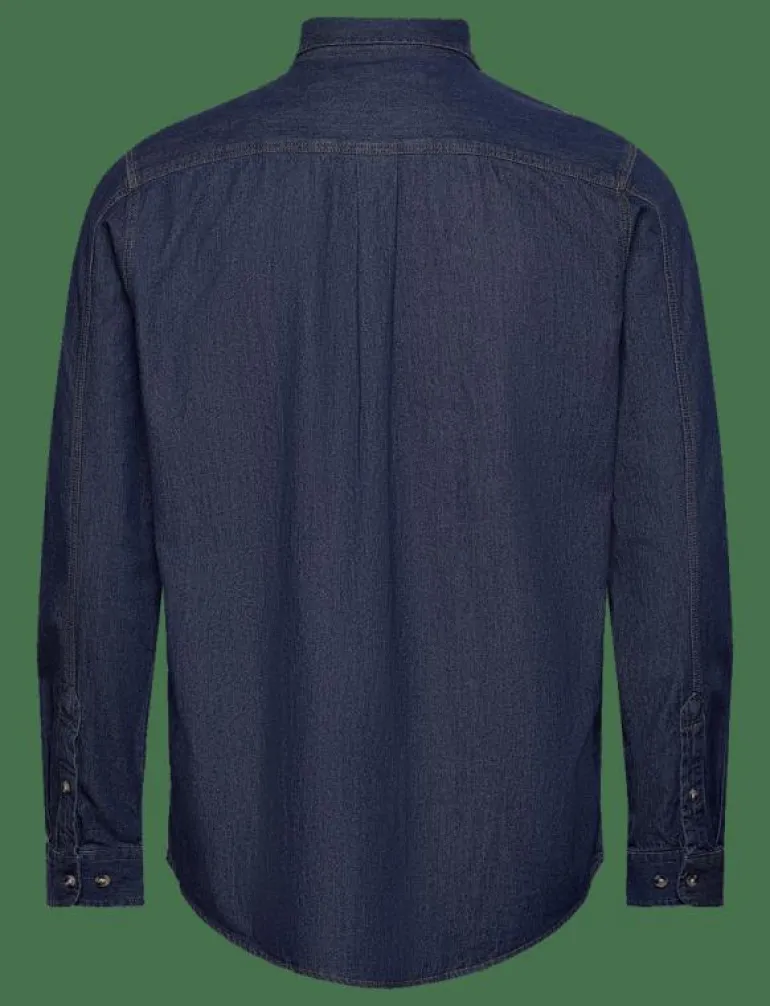 TIM REG COT MCS M SHIRT - Jeansskjortor