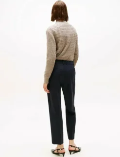 TIMELESS WOOL SLIM STRT PANT - Slim fit-byxor