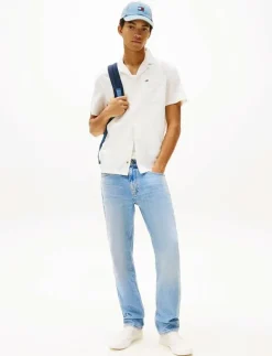 TJM LINEN BLEND CAMP SS EXT - Linneskjortor