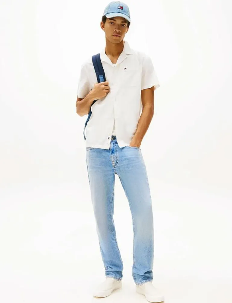 TJM LINEN BLEND CAMP SS EXT - Linneskjortor