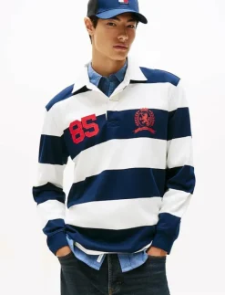 TJM RLX STRIPE RUGBY - Långärmade pikéer