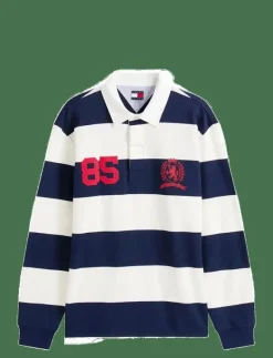 TJM RLX STRIPE RUGBY - Långärmade pikéer