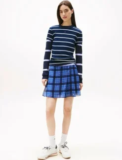TJW CHIFFON PLEATED MINI SKIRT - Korta kjolar