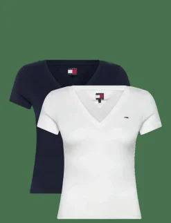 TJW 2PACK V-NECK TEE - T-shirts