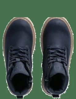 TOMMY HILFIGER LACE UP BOOTIES FAUX NUBUCK/LEATHER - Stövlar & Kängor