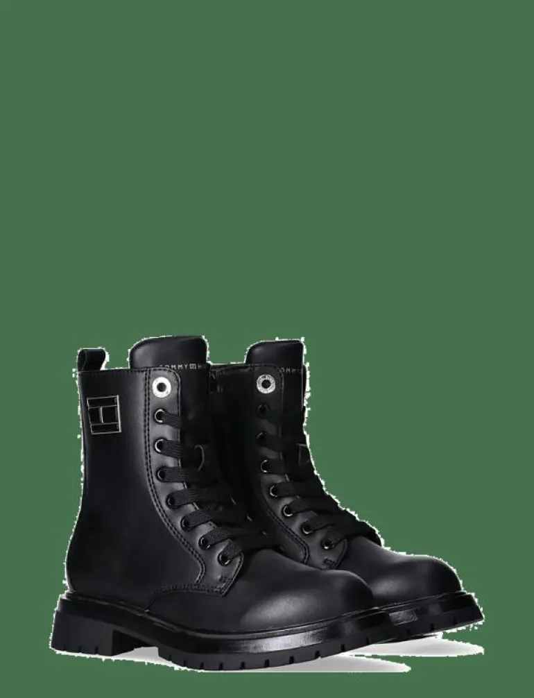 TOMMY HILFIGER LACE UP BOOTIES - Stövlar & Kängor
