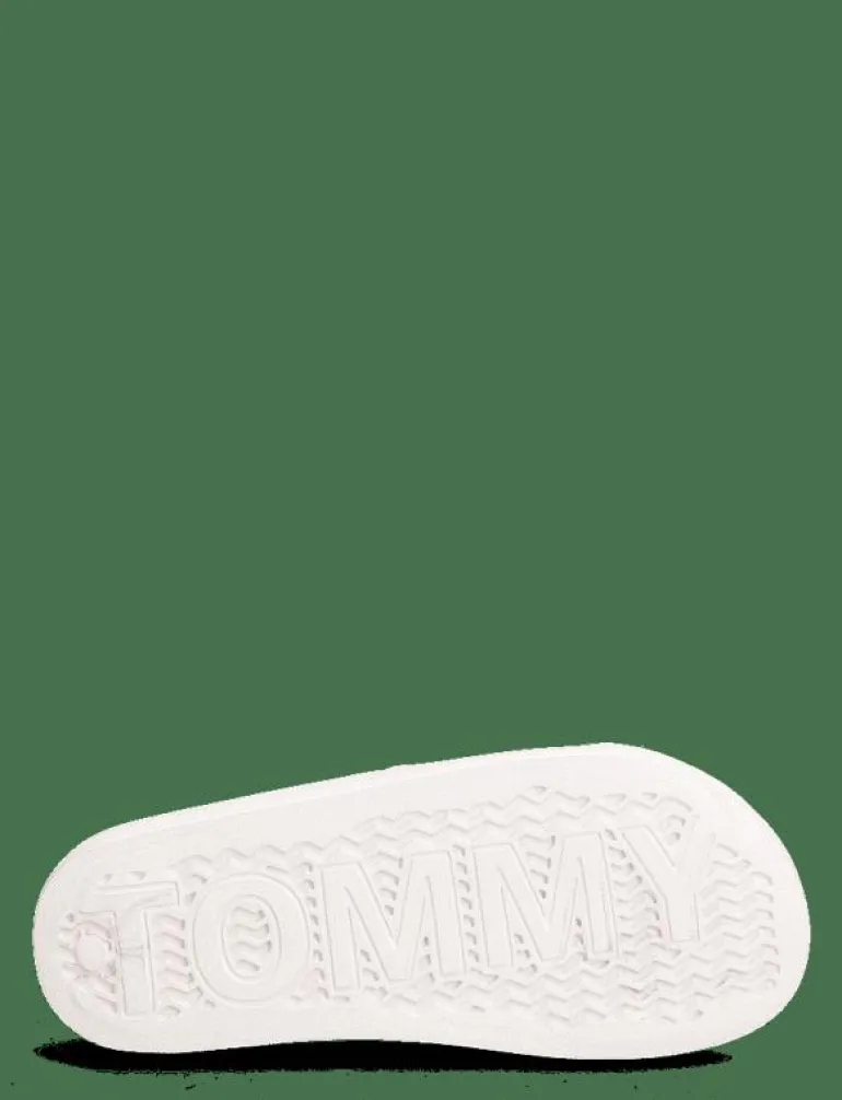 TOMMY JEANS FLAG POOL SLIDE ESS - Sandaler