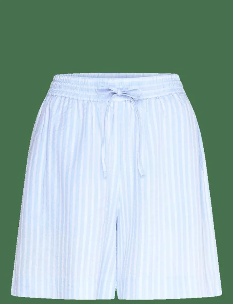 TONAL STRIPED SEERSUCKER SHORTS - Casual shorts
