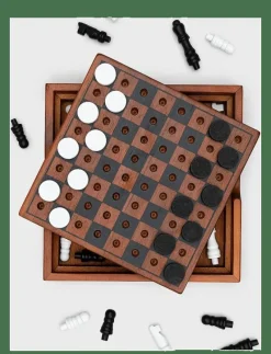 Träspel Schack & Dam - Spel & pussel