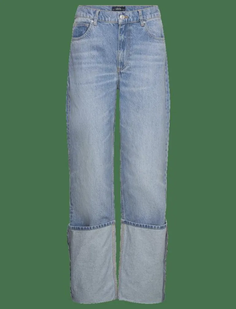 Turned-up straight jeans - Straight jeans