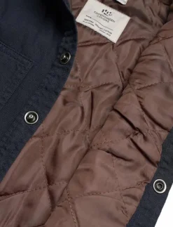 TWILL VEST W. SHERPA COLLAR - Väst