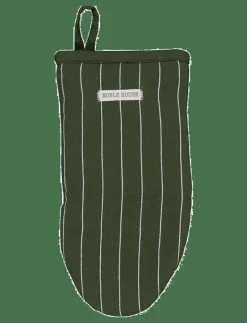 UGNSVANTE GRODA PINSTRIPE GRS GRÖN 15X30 - Grytlappar