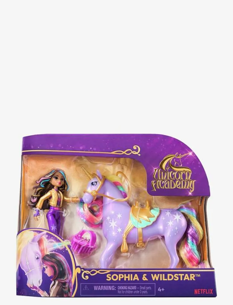 Unicorn Academy Doll & Unicorn - Sophia & Wildstar - Lekset