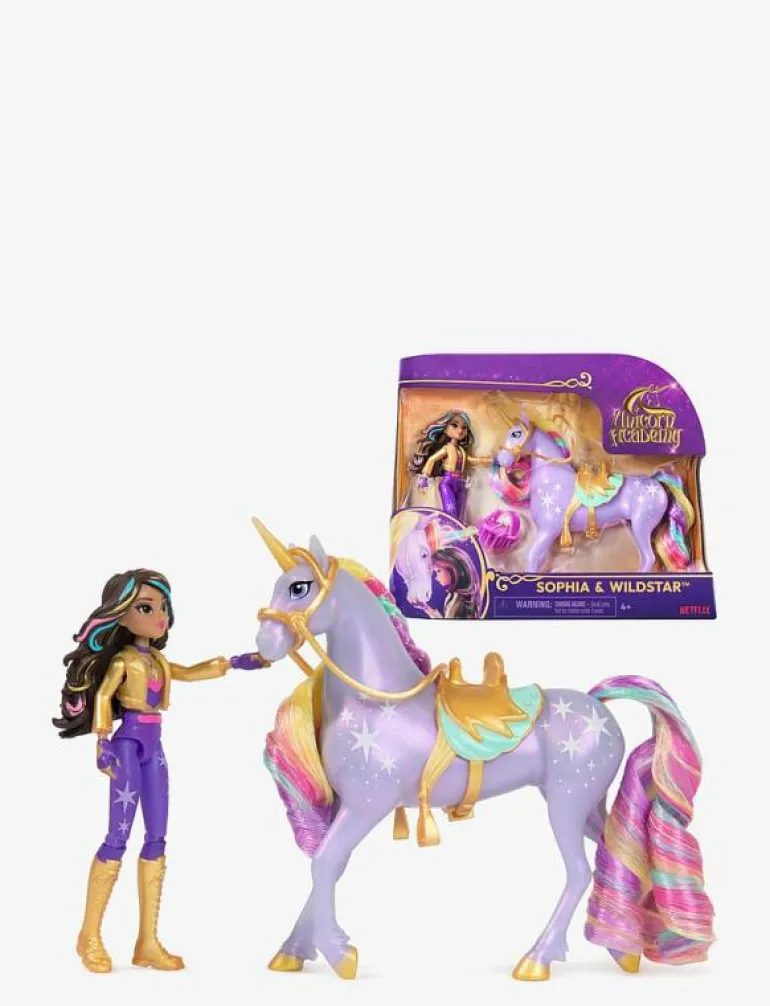Unicorn Academy Doll & Unicorn - Sophia & Wildstar - Lekset